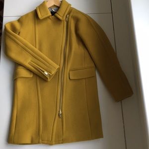J Crew gold stadium cloth Nello Gori coat